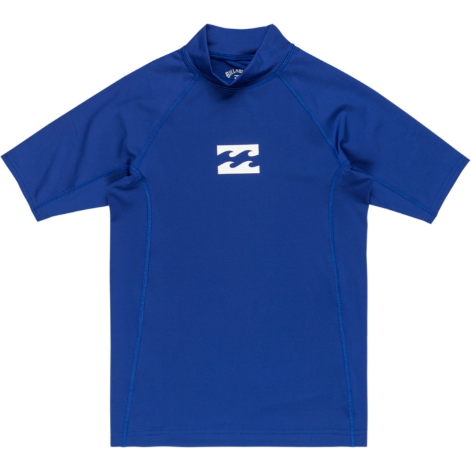 2026 Billabong Colete De Lycra De Manga Curta Waves All Day Júnior EBBWR00101 - Dark Cobalt